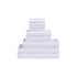 Luxurious Egyptian Cotton White Towels - 600 GSM - Set of 8