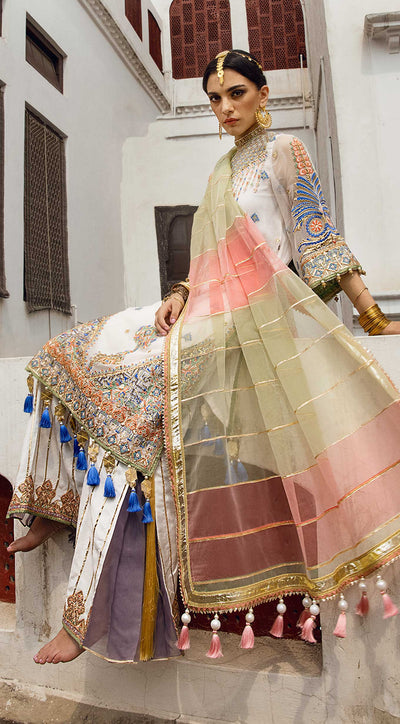 Anaya Embroidered Chiffon 3 Piece suit MIRAY