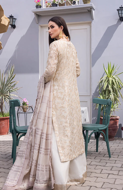 Alzohaib Embroidered Lawn 3-Piece Suit MEL-22-06B