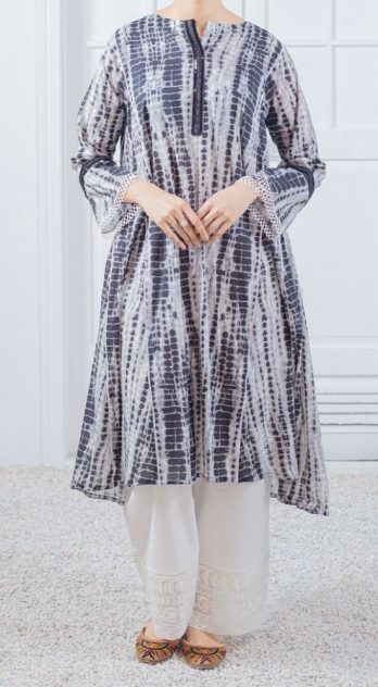 Rafia Digital Printed Lawn 1 Piece Kurti DPCK-47