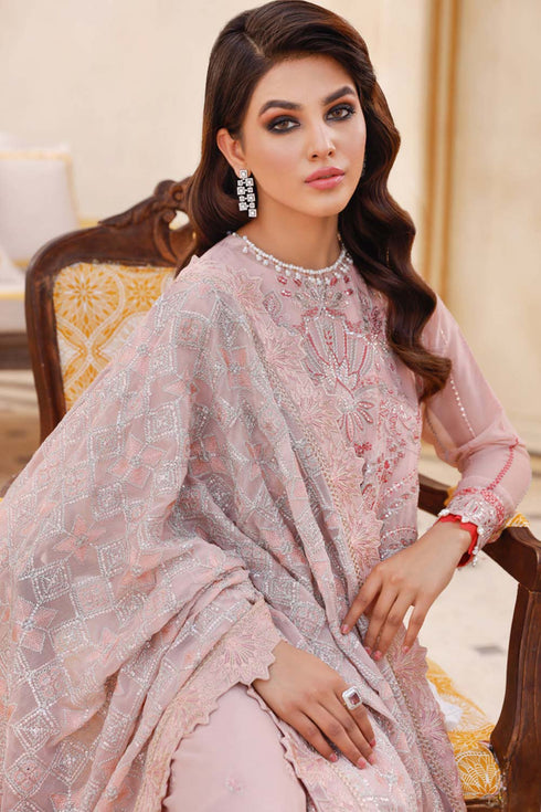 Xenia Embroidered Chiffon 3-Piece Suit SEYAM