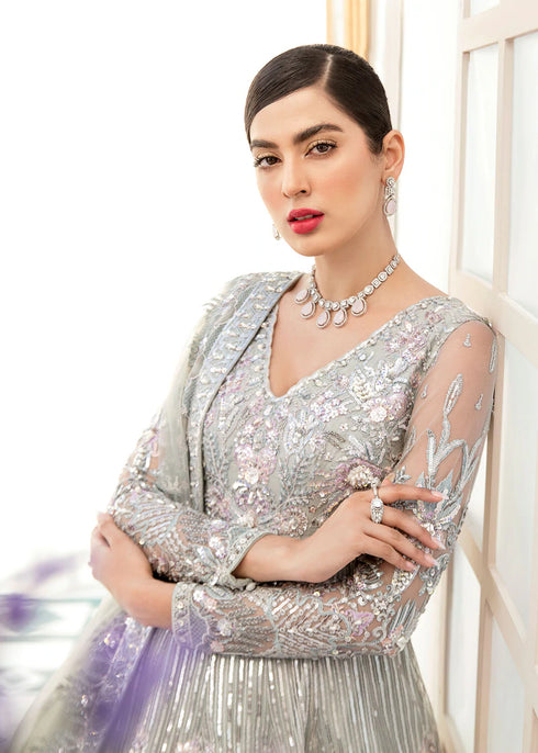 Embroidered Net Bridal Dress REVASSER