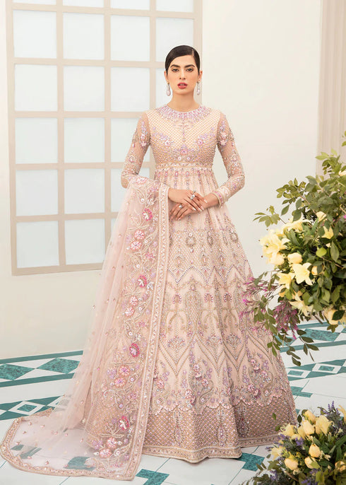 Embroidered Net Bridal Dress BONITA