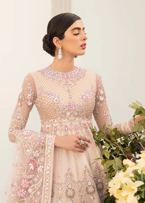 Embroidered Net Bridal Dress BONITA