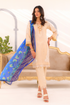 Zoon Embroidered Linen 3 Piece Suit I-105