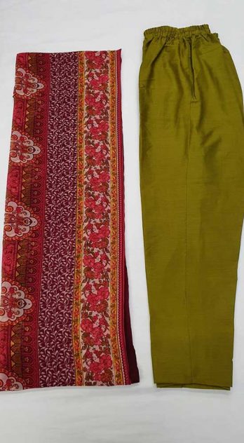 Needlez Embroidered Lawn 3 Piece Suit N-105