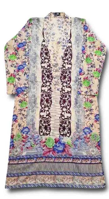 Needlez Embroidered Lawn 3 Piece Suit Design-102