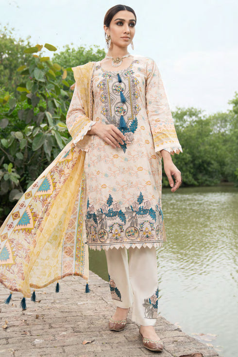 Munira Designer Lawn 3 Piece Suit MSL 34