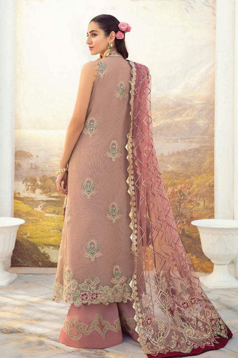 Iznik Embroidered Net 3 Piece suit ICC-08 Floral Oasis
