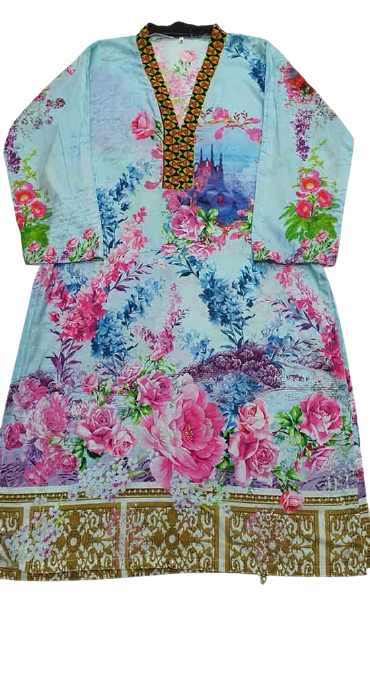 Creations Digital Lawn 1 Piece kurti Design B-336