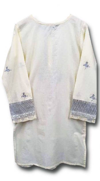 Creations Embroidered Cotton 1 Piece kurti Design B-344