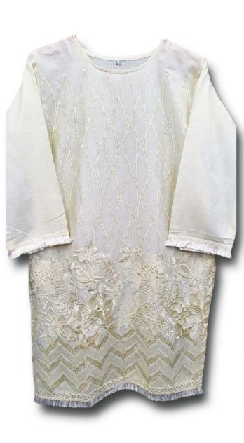 Creations Embroidered Cotton 1 Piece kurti Design B-343