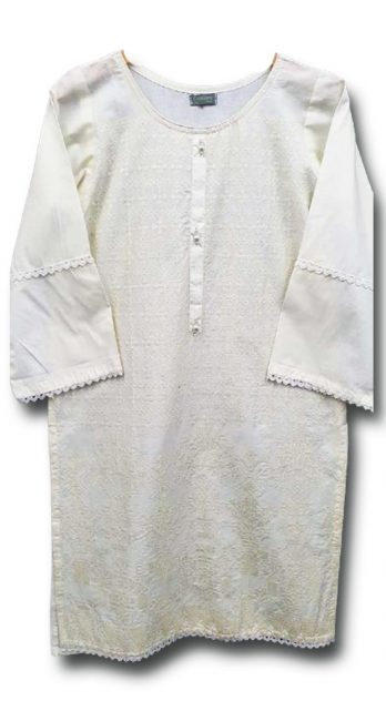 Creations Embroidered Cotton 1 Piece kurti Design B-341