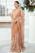 Iznik Embroidered Net 3 Piece suit ICC-07 Rose Quartz