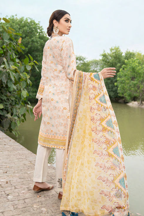 Munira Designer Lawn 3 Piece Suit MSL 34