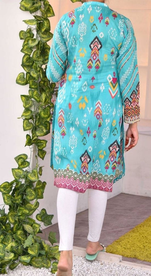 Rafia Digital Printed Lawn 1 Piece Kurti DPCK-52A
