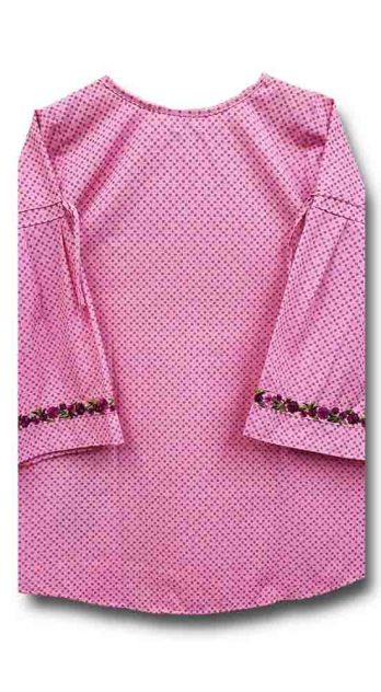 Creations Embroidered Cotton 1 Piece kurti Design B-334