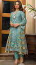 Alzohaib Embroidered Organza 3 Piece Suit AZF-WD'21 09