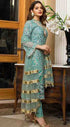 Alzohaib Embroidered Organza 3 Piece Suit AZF-WD'21 09