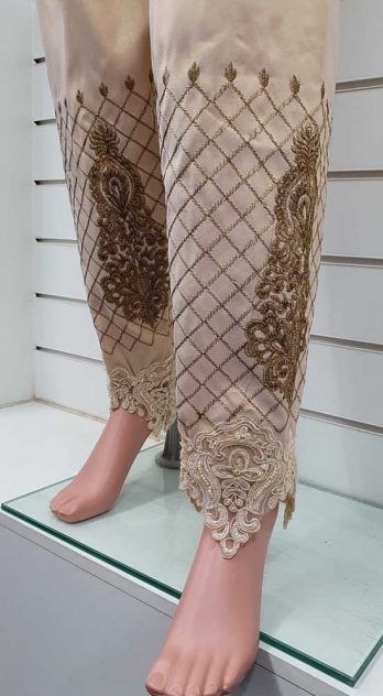 Creations Embroidered Masoori 1 Piece Trouser Design B-442