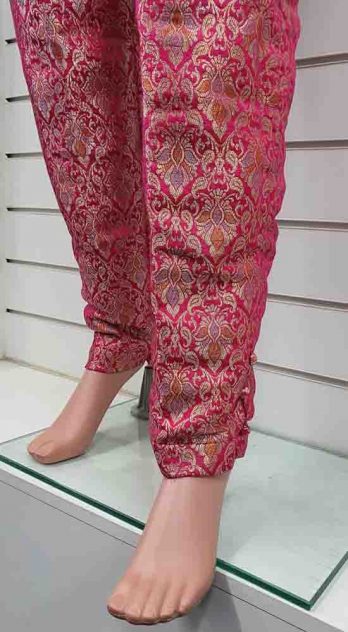 Creations Embroidered Jamawar 1 piece Trouser Design B-397