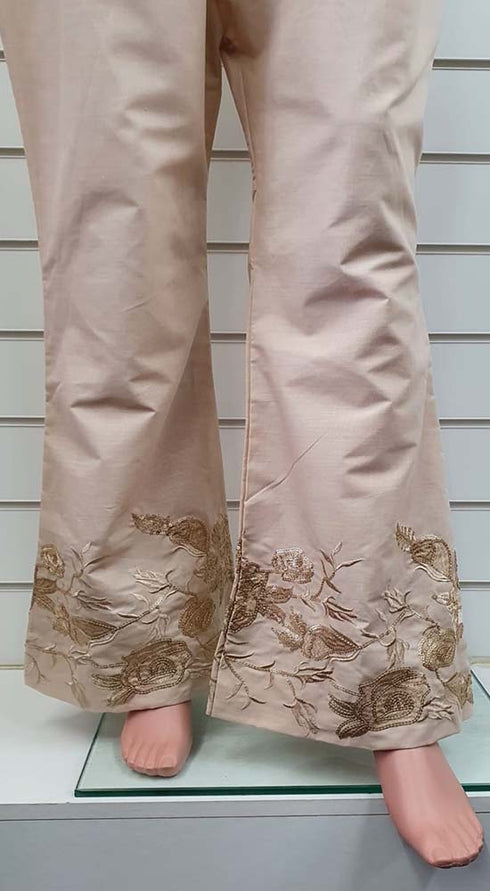 Creations Embroidered Cotton 1 piece Trouser Design B-414
