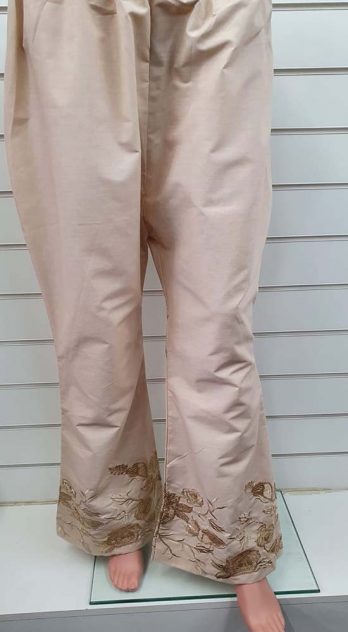 Creations Embroidered Cotton 1 piece Trouser Design B-414