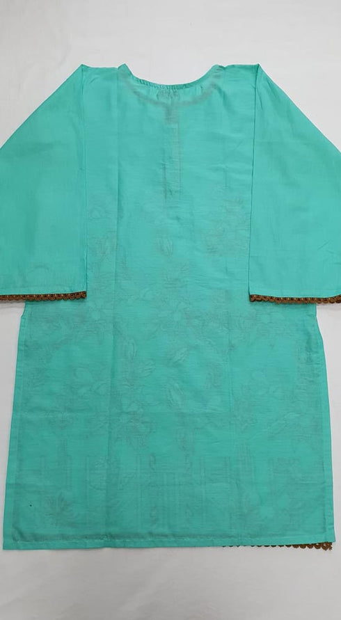 Creations Embroidered Cotton 1 Piece kurti Design B-325