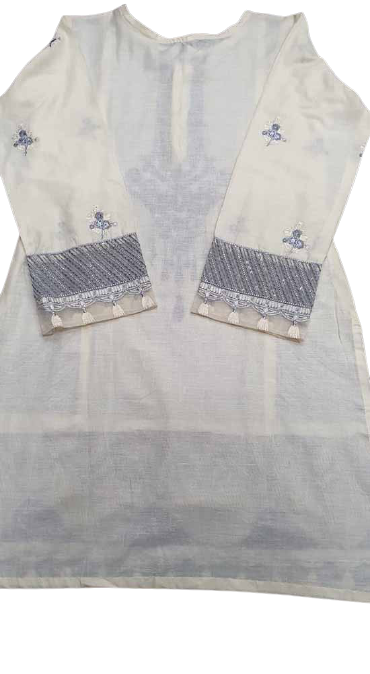 Creations Embroidered Cotton 1 Piece kurti Design B-344