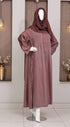 Rafia Embroidered Viscose 2 Piece Abaya G225