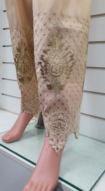 Creations Embroidered Masoori 1 Piece Trouser Design B-443