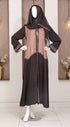 Rafia Embroidered Viscose 2 Piece Abaya G228