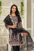 Lush Embroidered Organza 3 Piece Suit L-115