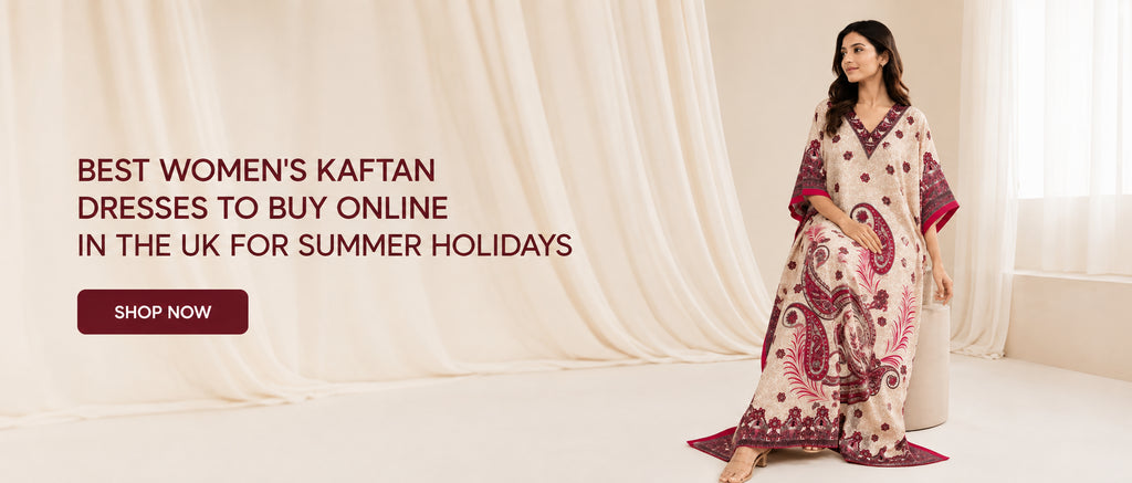 Best Women’s Kaftan Dresses to Buy Online in the UK for Summer Holidays