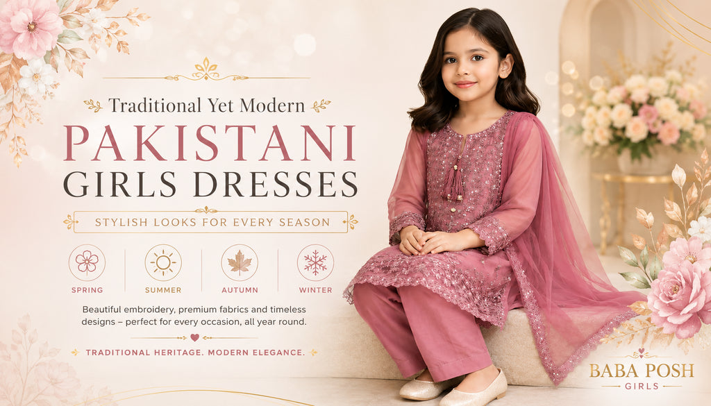 Traditional Yet Modern Pakistani Girls Dresses for Every Season