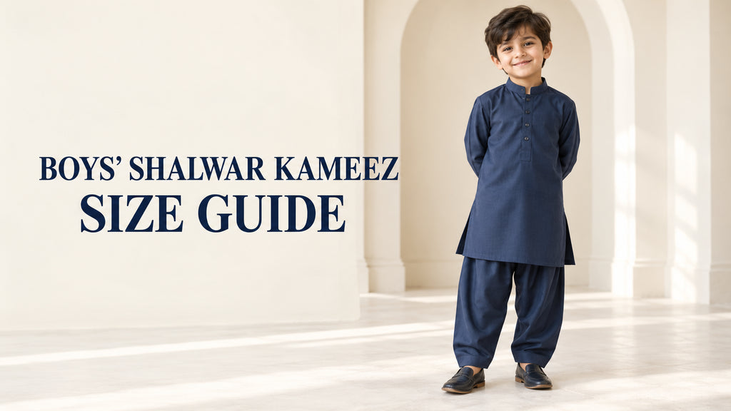 Boys’ Shalwar Kameez Size Guide: How to Choose the Right Fit