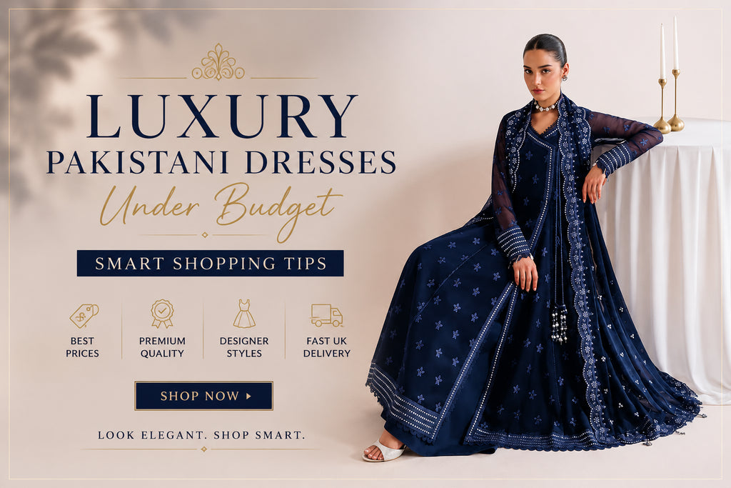 Luxury Pakistani Dresses Under Budget | Smart Shopping Tips UK