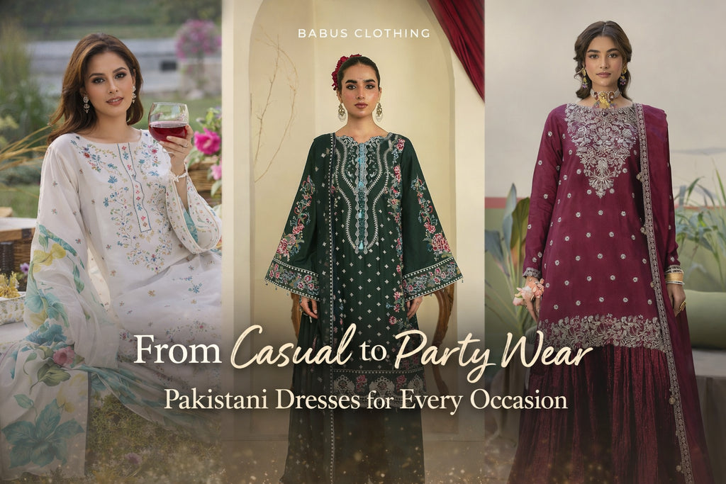 From Casual to Party Wear: Pakistani Dresses for Every Occasion