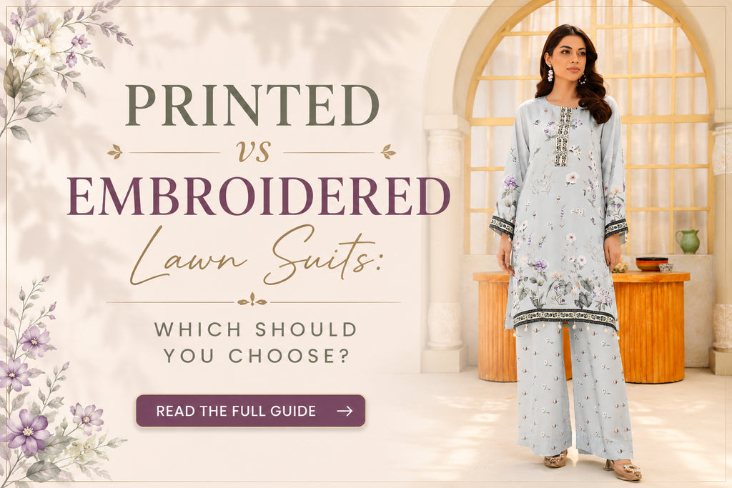 Printed vs Embroidered Lawn Suits: Which Should You Choose?