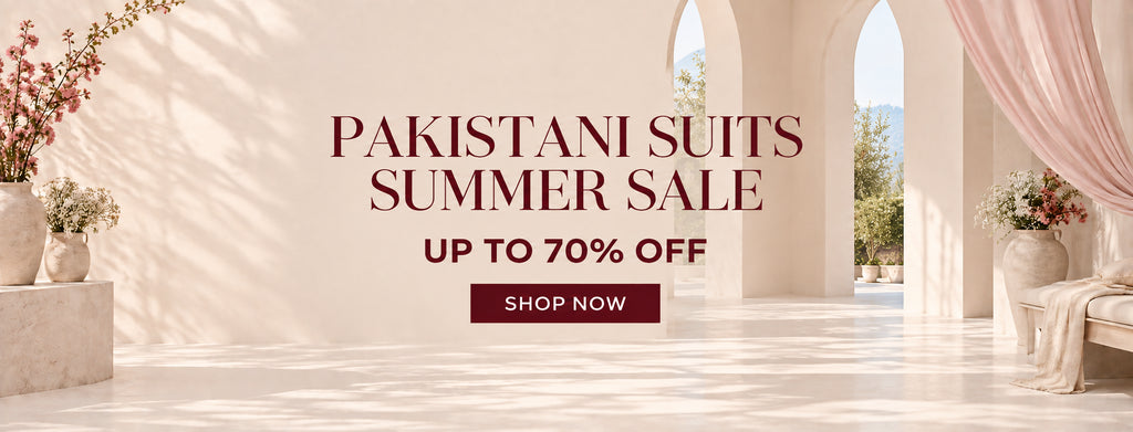 Pakistani Suits & Designer Dresses: Summer End Sale Up to 70% Off