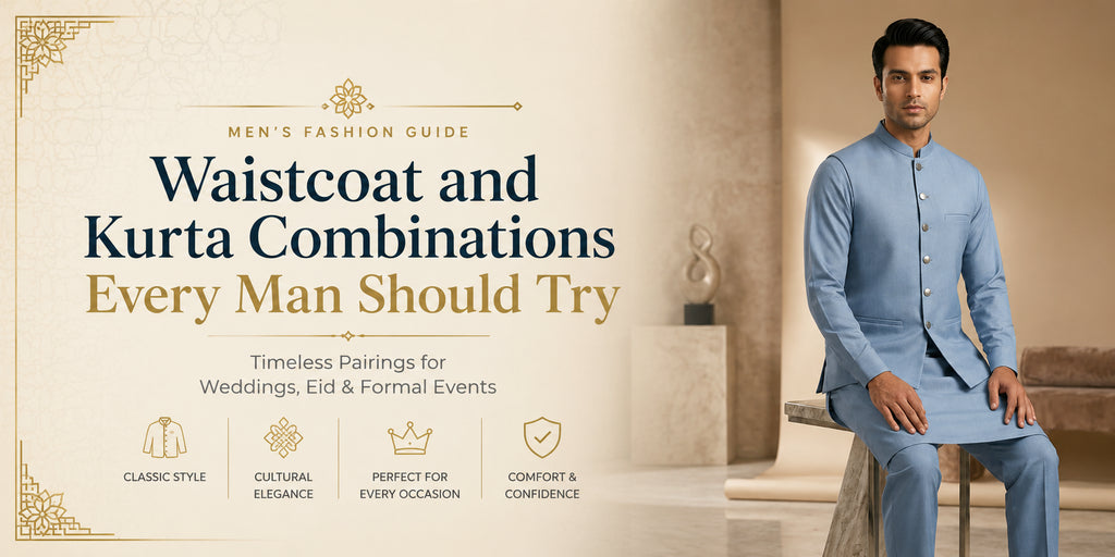 Waistcoat and Kurta Combinations Every Man Should Try