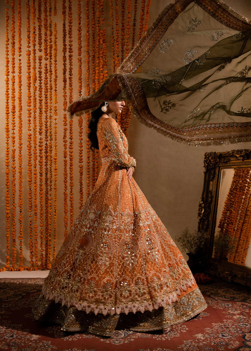 Maria Osama Khan Embroidered Organza 3 Piece Suit Anchal