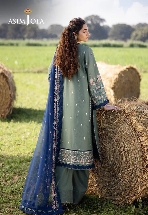 Asim Jofa Embroidered Lawn Suit AJELL-14