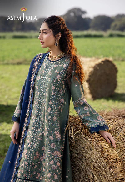 Asim Jofa Embroidered Lawn Suit AJELL-14