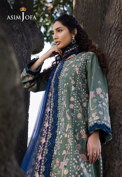 Asim Jofa Embroidered Lawn Suit AJELL-14