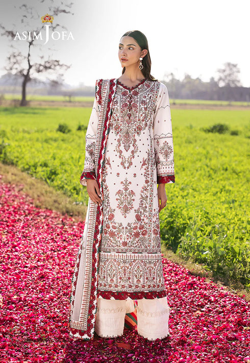 Asim Jofa Embroidered Lawn Suit AJELL-08