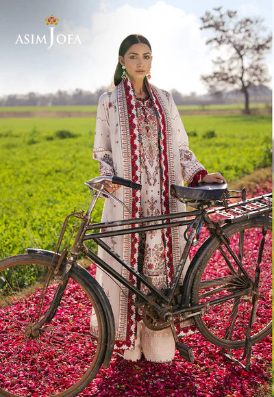 Asim Jofa Embroidered Lawn Suit AJELL-08