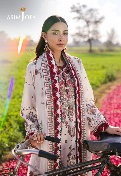 Asim Jofa Embroidered Lawn Suit AJELL-08