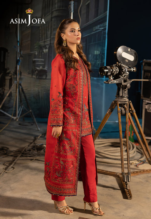Asim Jofa Embroidered Cotton 2 Piece Suit AJLFF-12