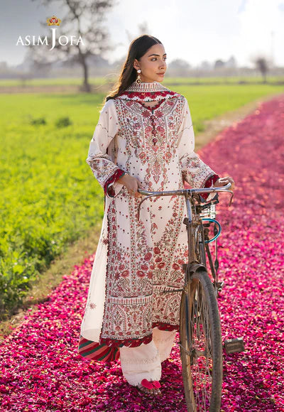 Asim Jofa Embroidered Lawn Suit AJELL-08